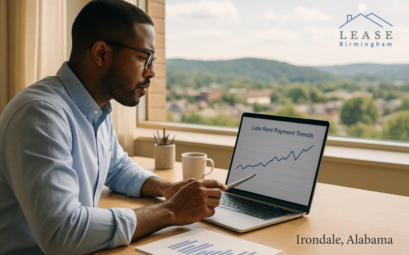 Tracking Late Rent Payment Trends Among Tenants in Irondale, Alabama