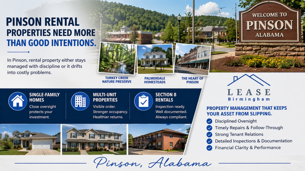 Pinson Property Management Without Excuses